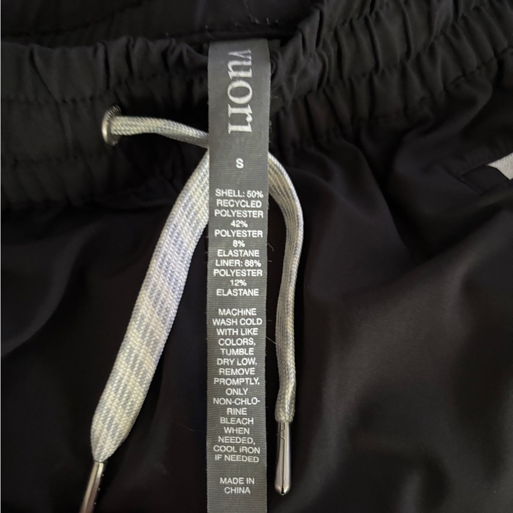 Vuori Women's Charcoal Athletic Shorts - Picture 3 of 3